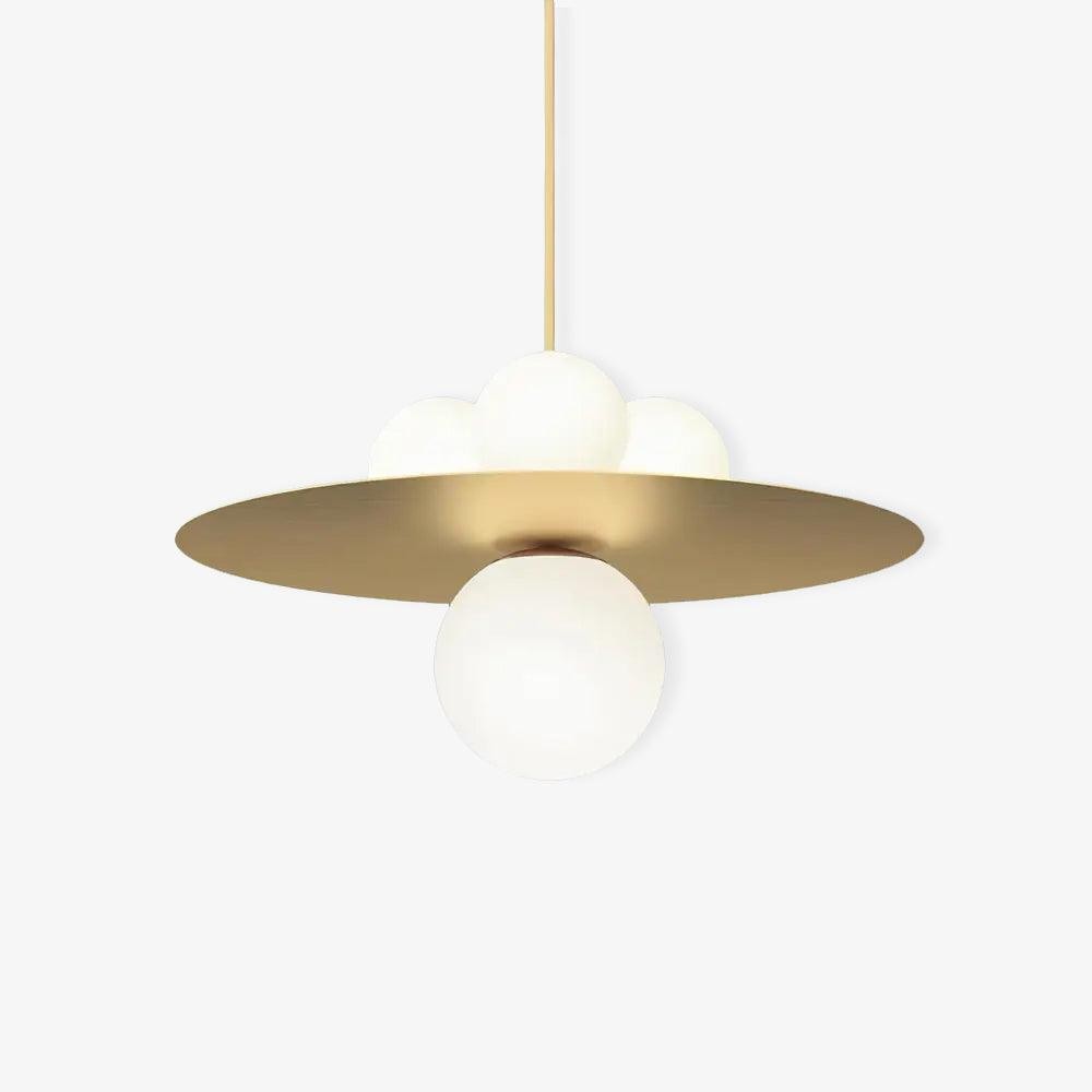 Metal Disc With Ball Pendant Light M94