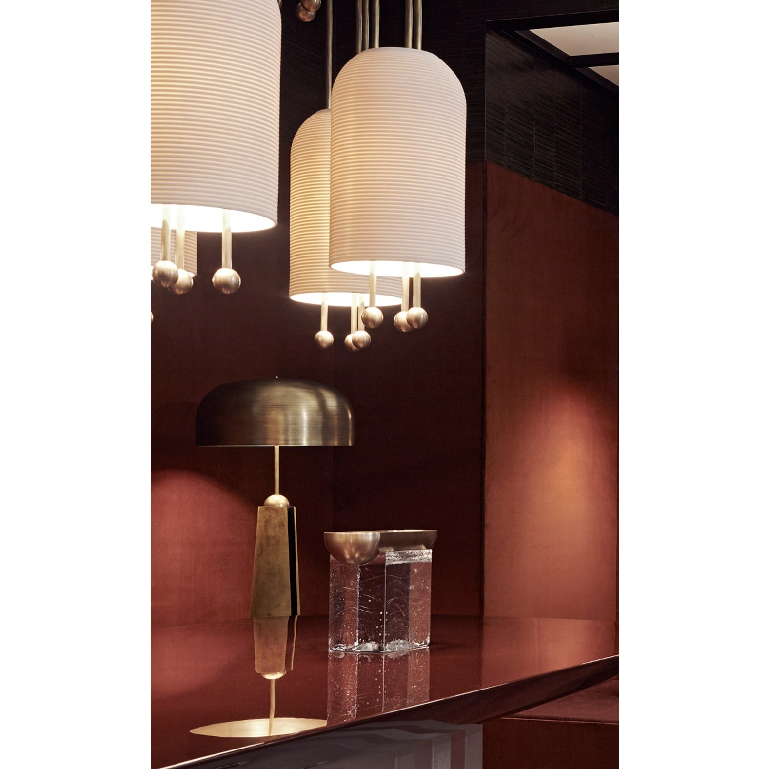 Lantern Glass Pendant Lamp D479
