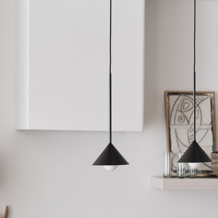 Brivana Adjustable Pendant – Cone Shade Light for Kitchen or Dining T268