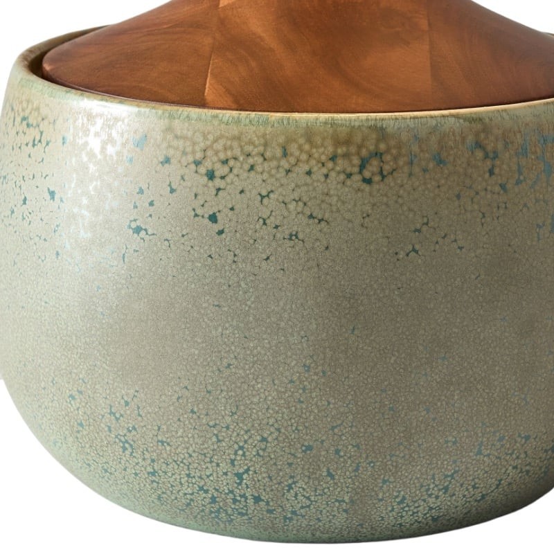 Avero Contemporary Table Lamp - Textured Cement Design for Living Room and Office T485
