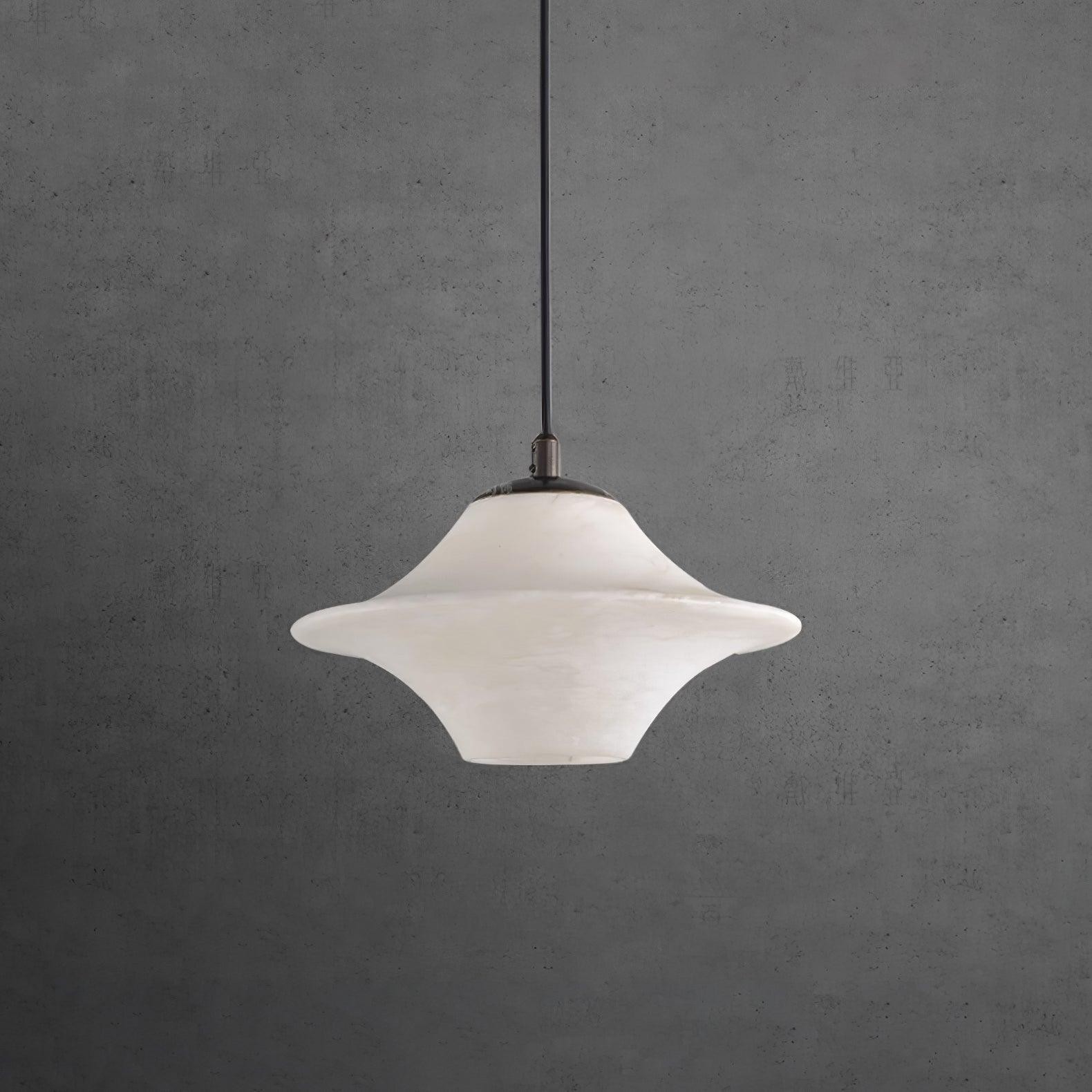 Saucer Alabaster Pendant Light M517