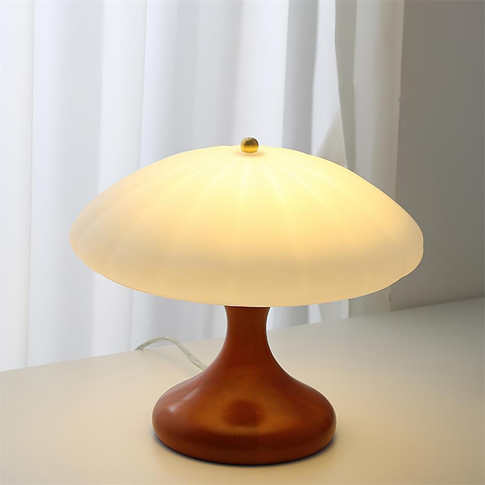 Mushroom Shape Curved Table Lamp M191
