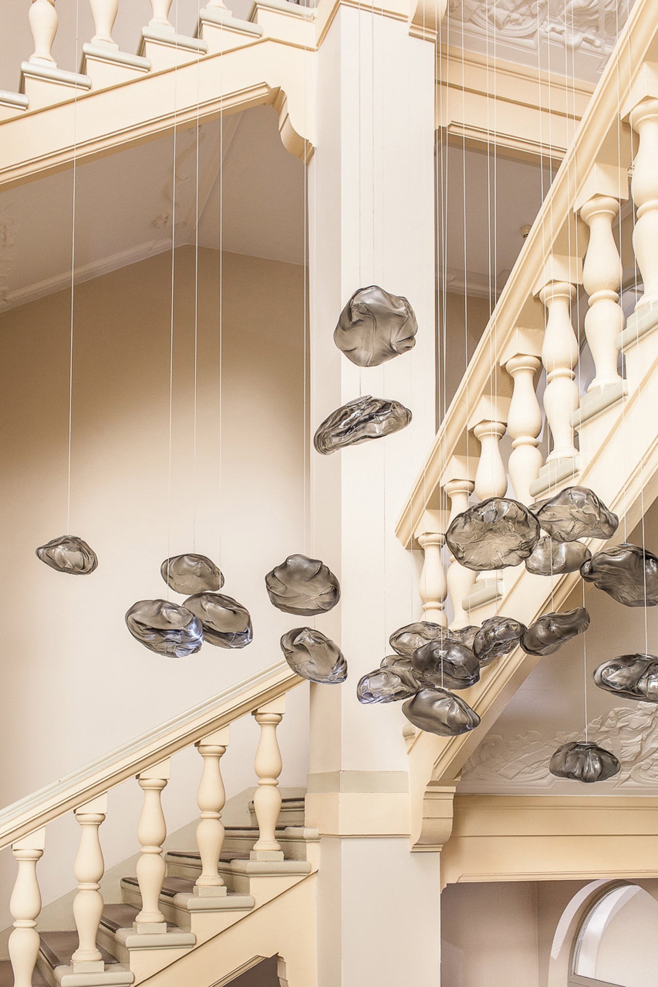 Multi-Head Irregular Glass Bubble Chandelier M180