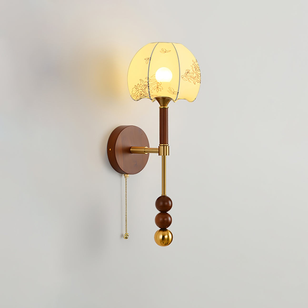 Retro Solid Wood Series Wall Lamp M523