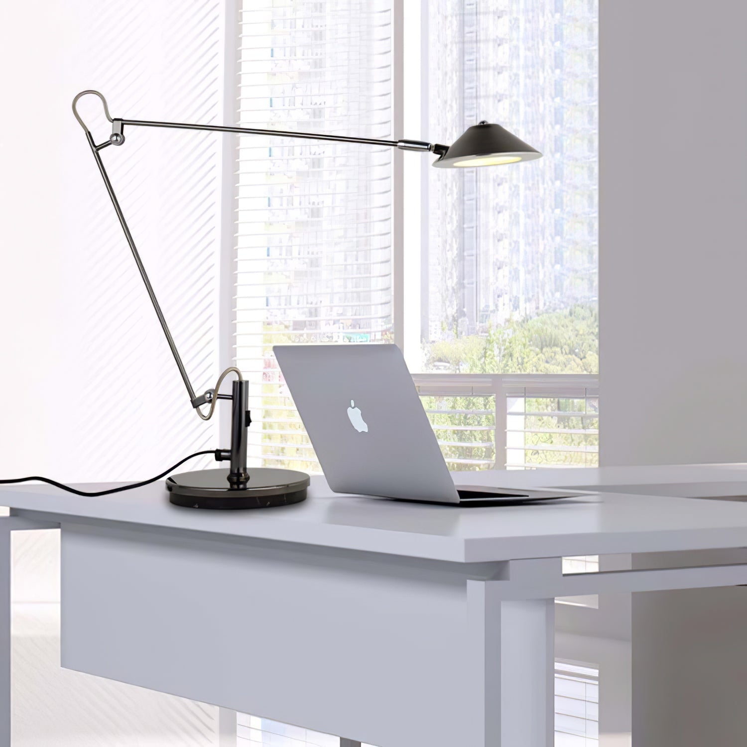 Adjustable Black Office Task Lamp D372