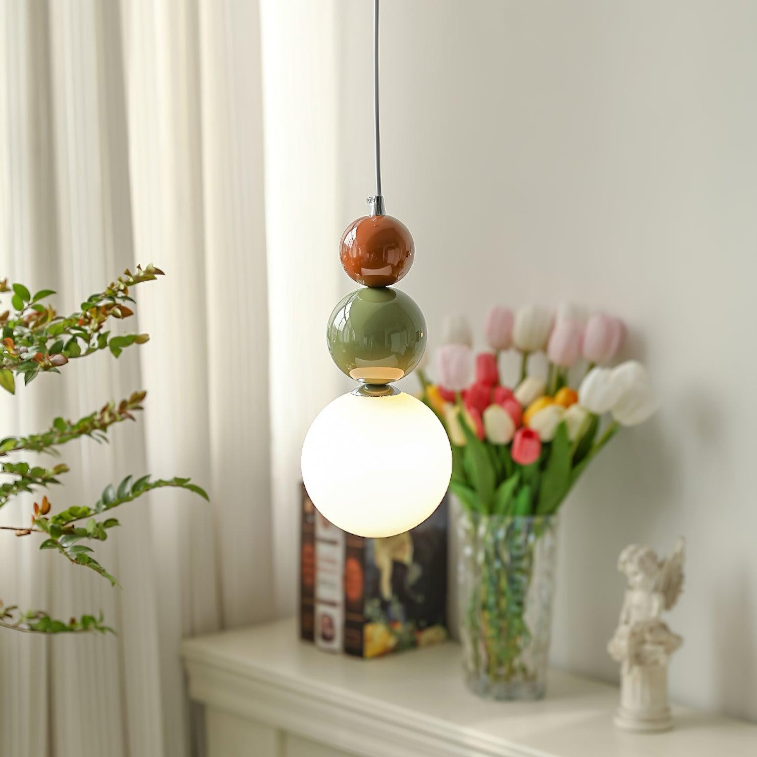 Nordic Cream Modern Simple Dot Pendant Lamp M387