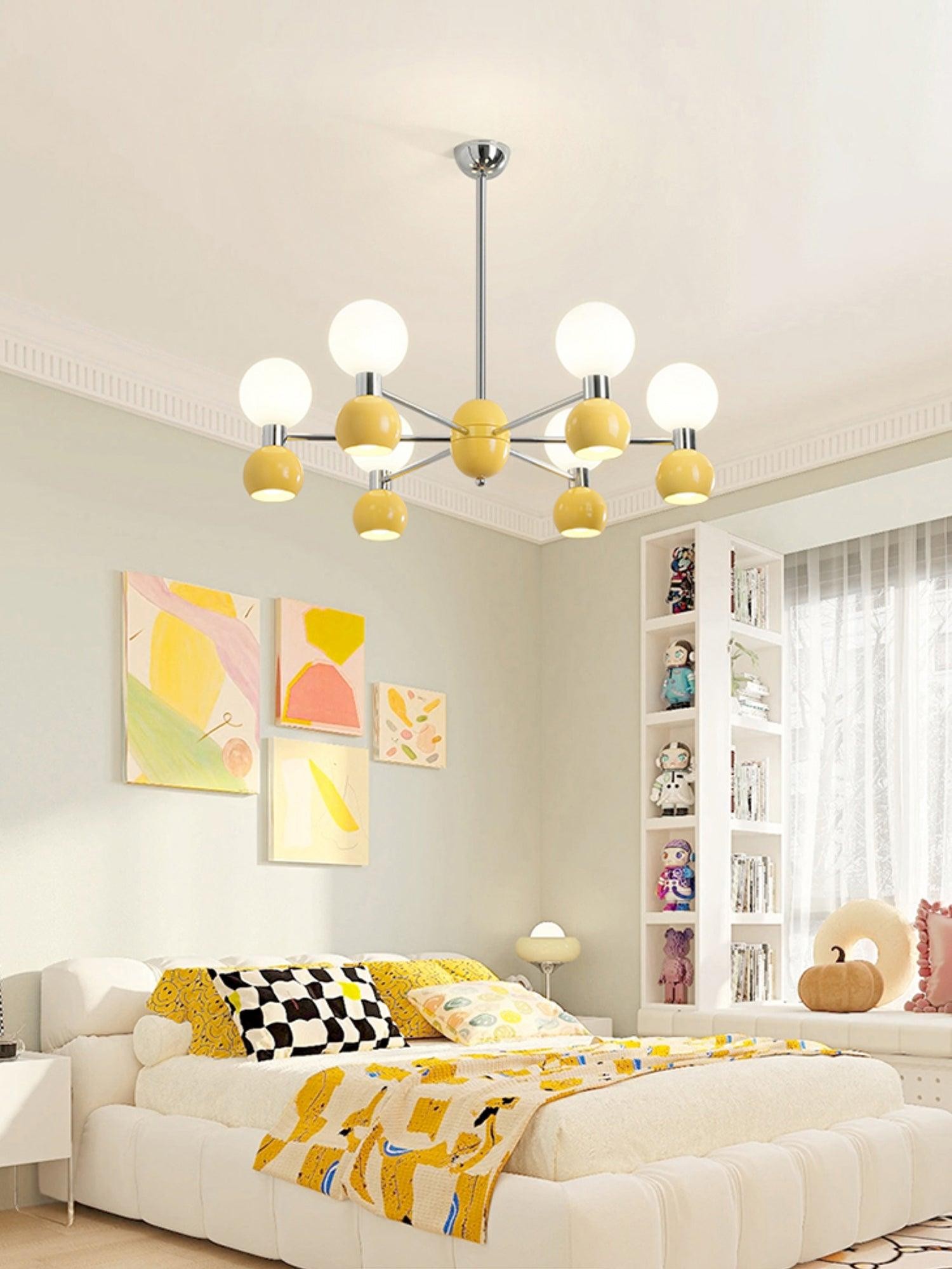 Modern Minimalist Multiple Head Metal Chandelier M313