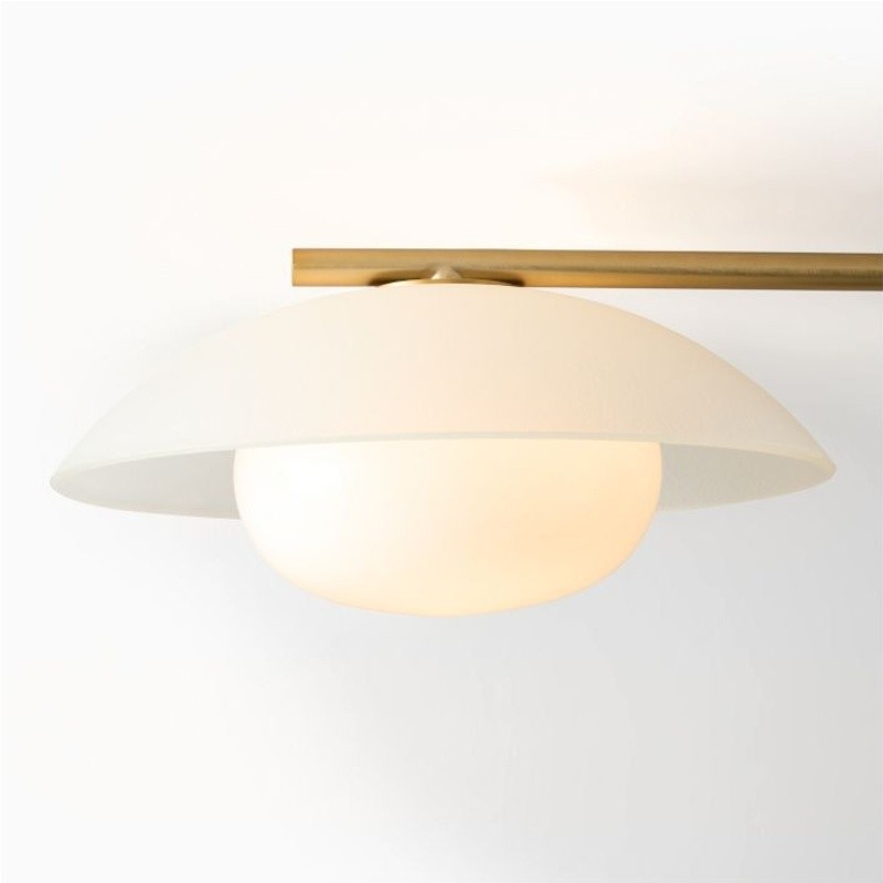 Elorina 3-Light Flush Mount Glass/Metal Ceiling Light - A Stylish Fixture for Modern Spaces T004