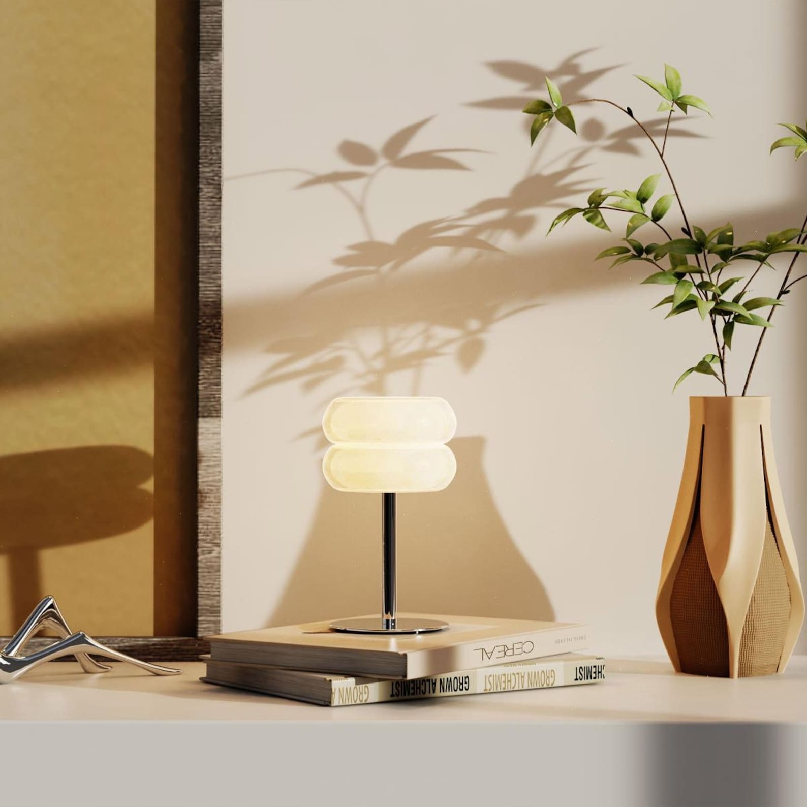 Jade Donut Table Lamp D726