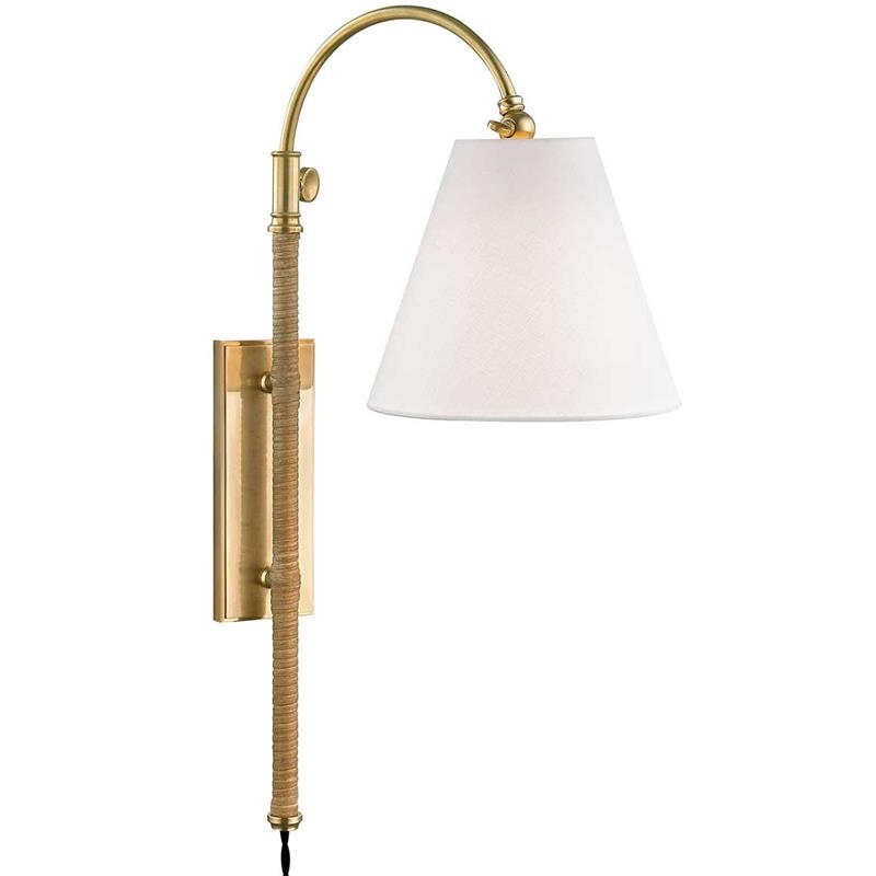 Curves Plug-In Sconce D595