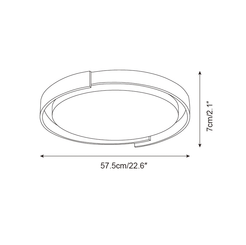 Dari Round Ceiling Light D67