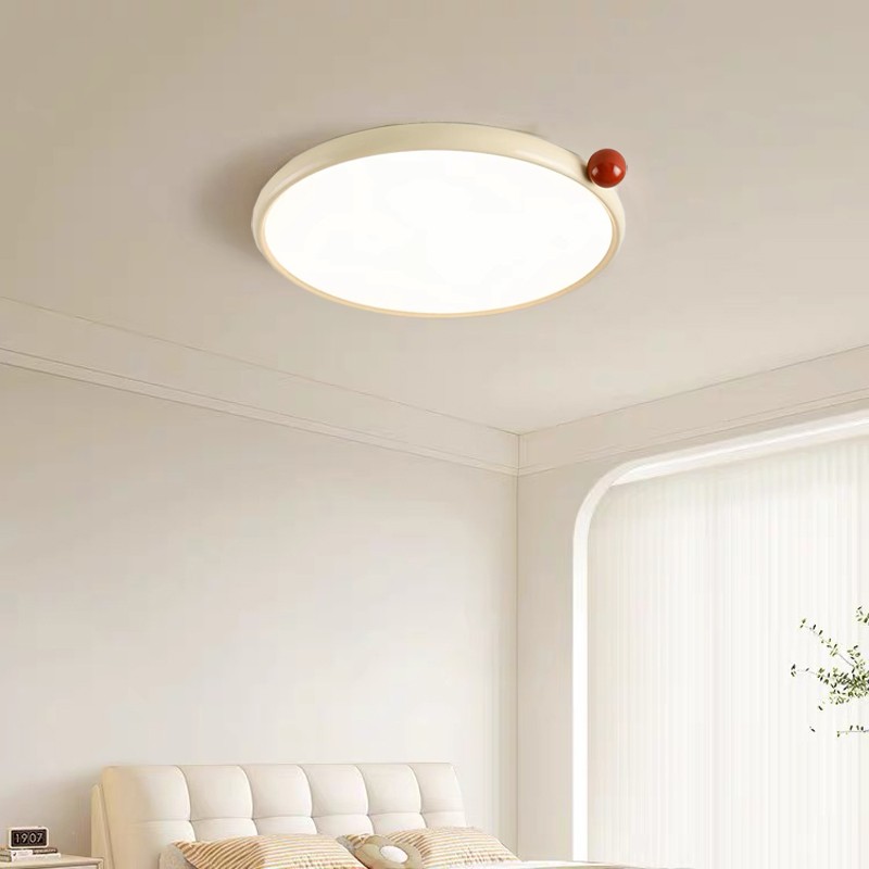 Minimalist Disc Cream Style Ultra-thin Ceiling Lamp M543