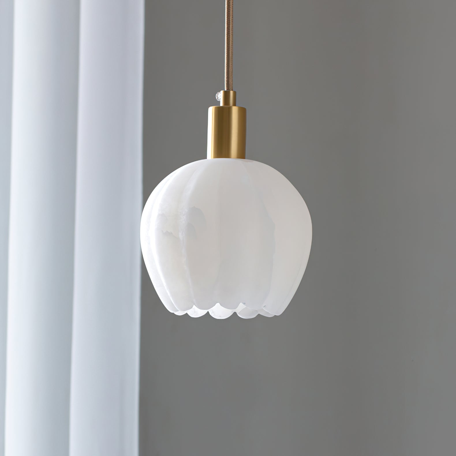 Lilin Alabaster Pendant Light D424