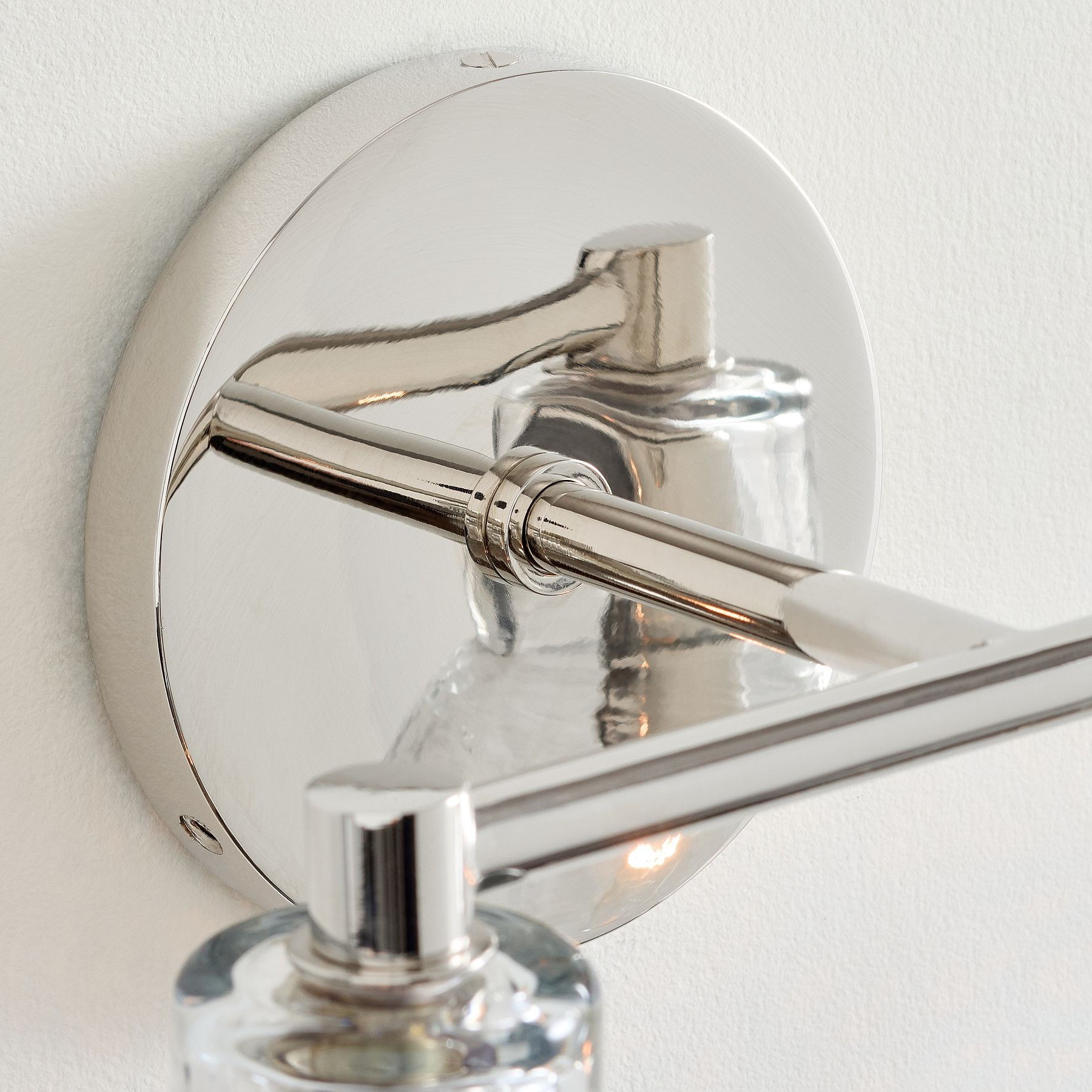 Glavira Recycled Glass Double Sconce - Indoor Brass Wall Lighting T049