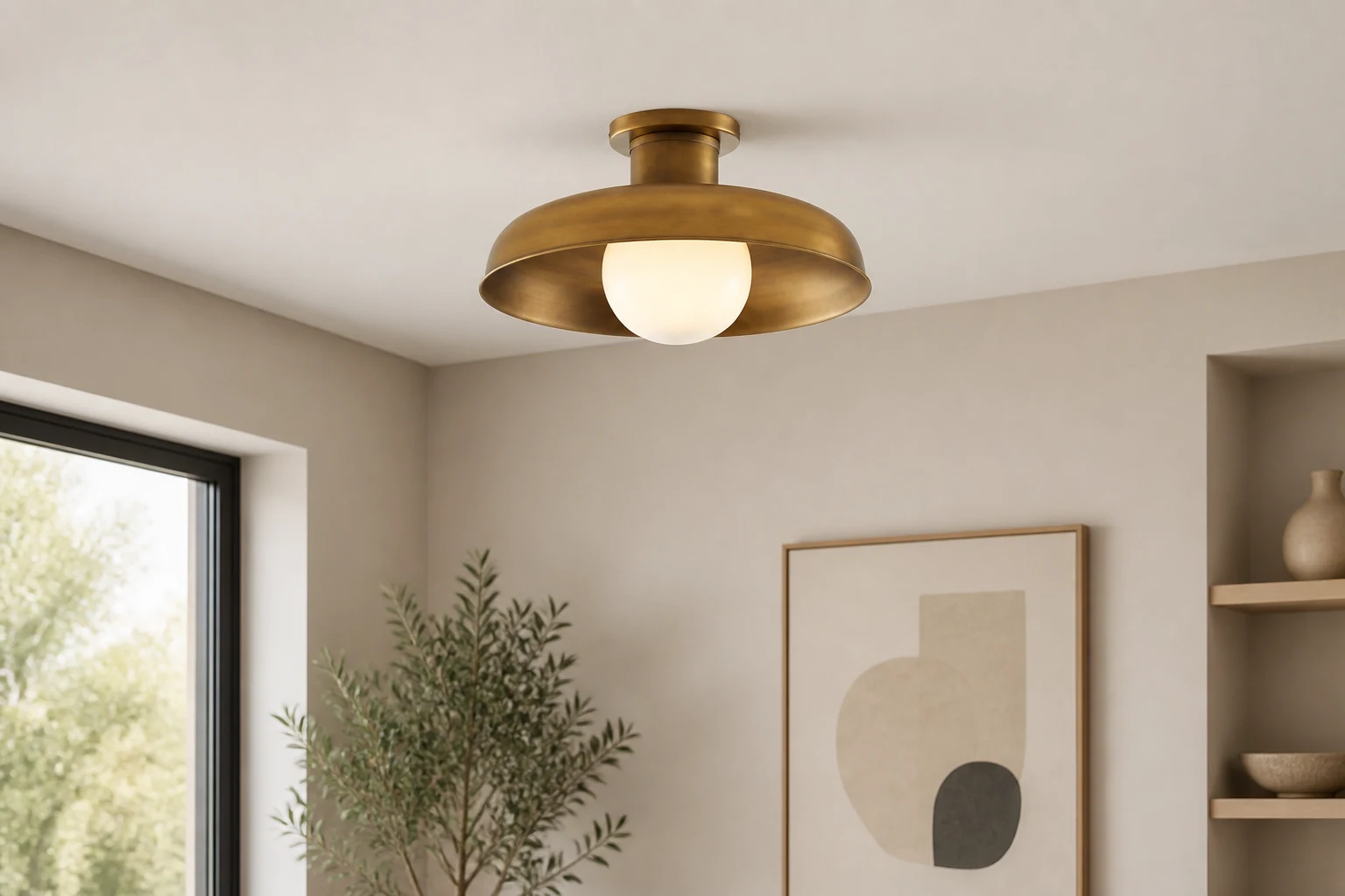 Półwpuszczana lampa sufitowa Cadence D622 w stylu lifestylowym