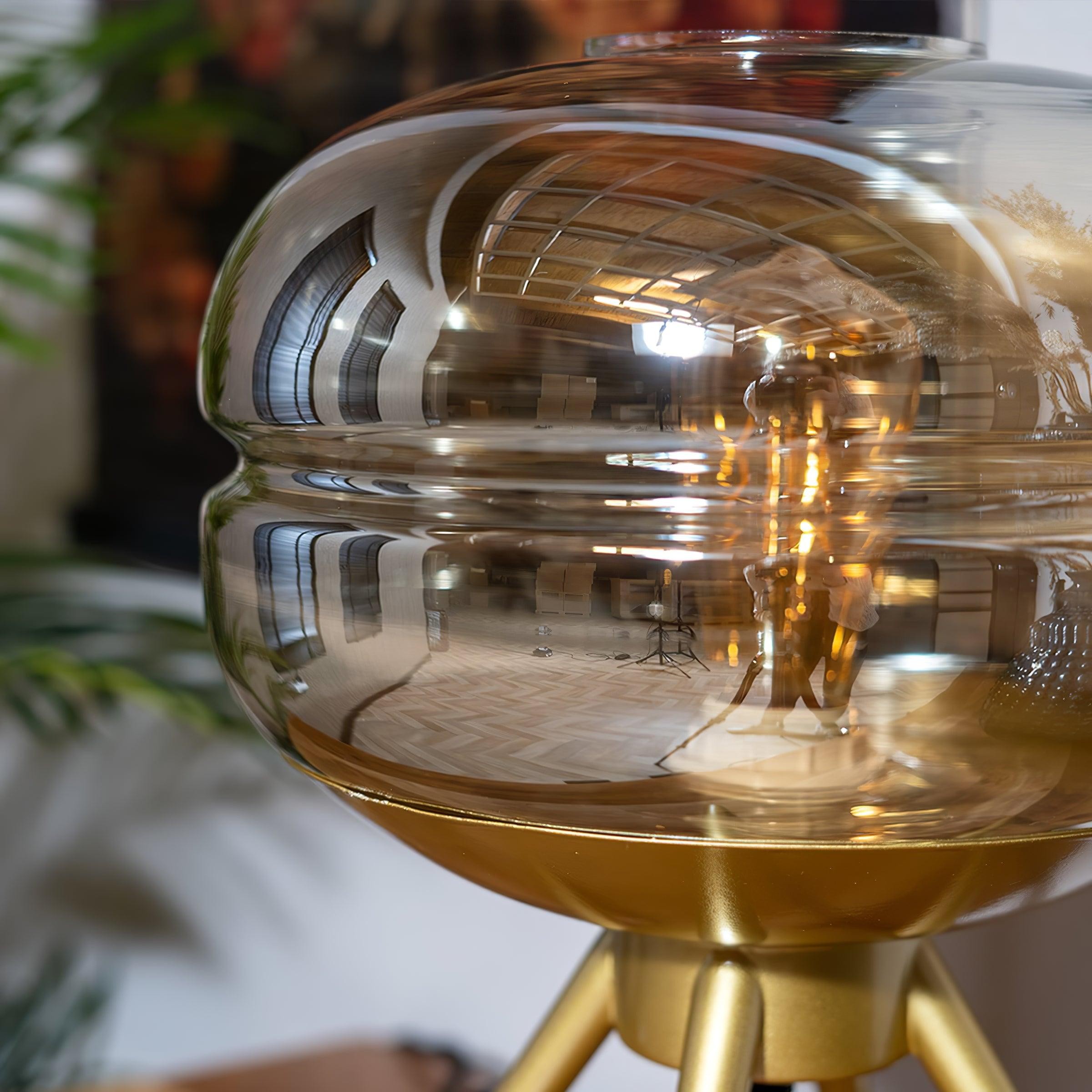 Luxury Personality Colored Glass Cover Tall Table Lamp M234
