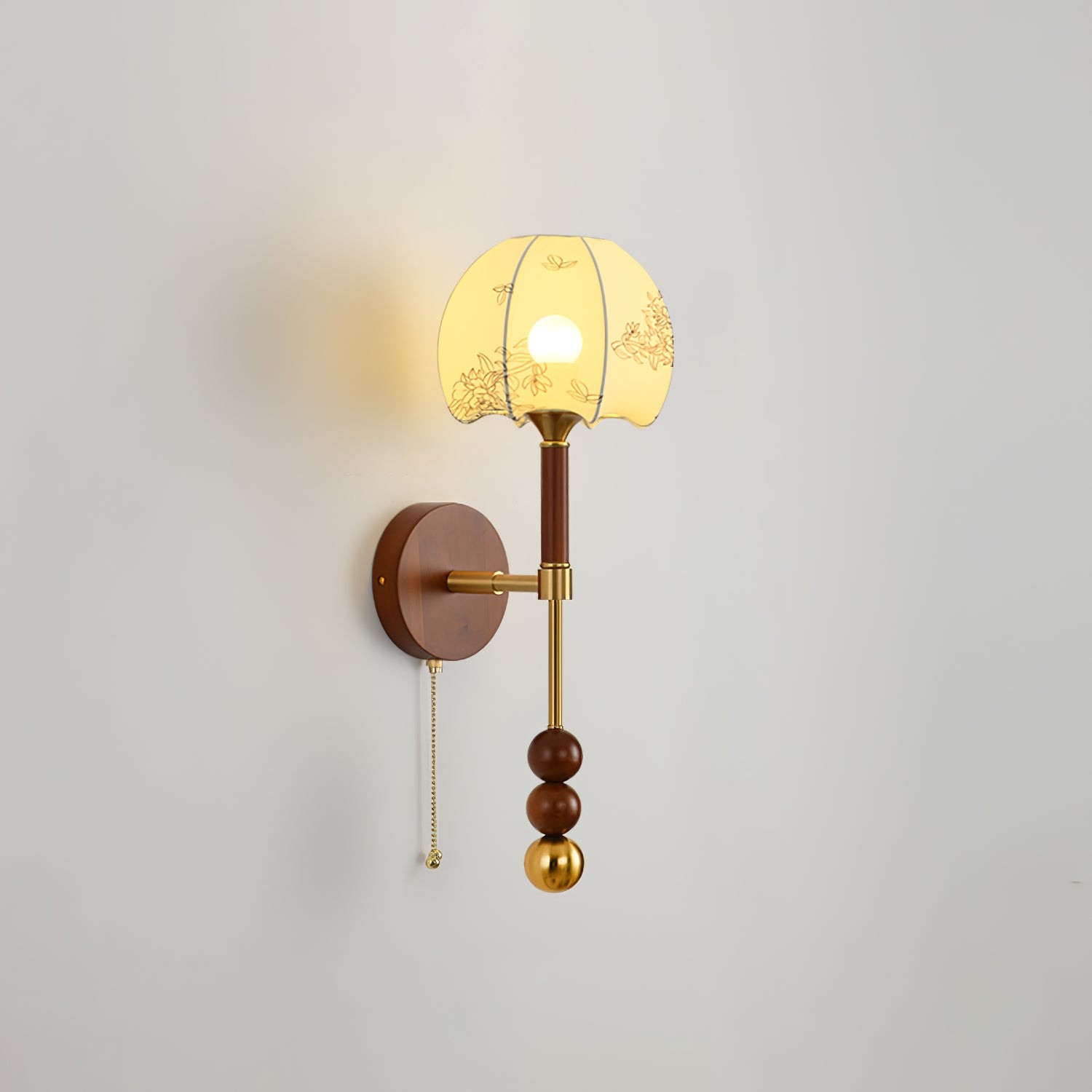 Retro Solid Wood Series Wall Lamp M523