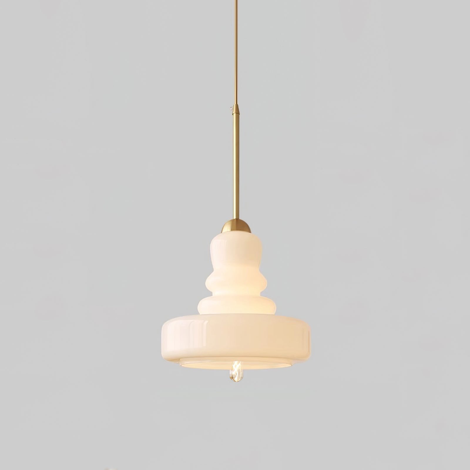 Mid Century Modern Gourd Glass Pendant Light M215