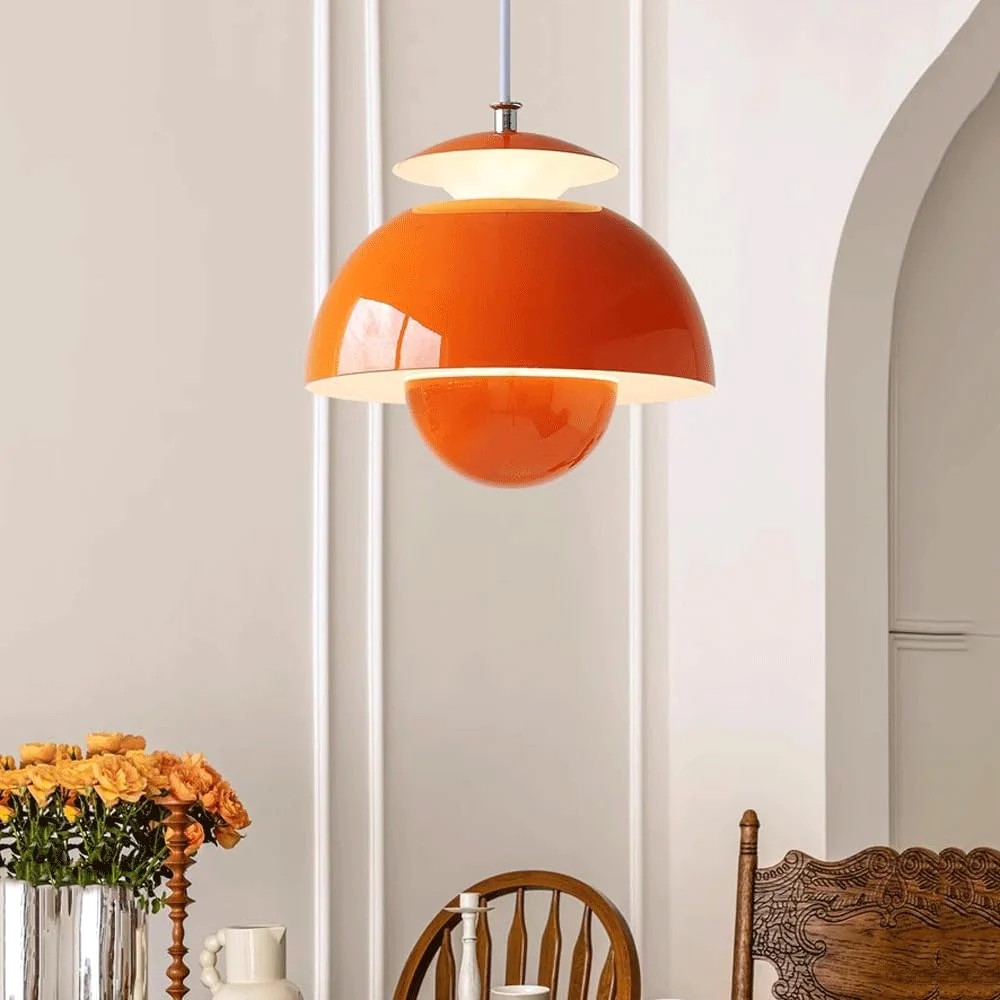 Modern Flower Bud Metal Pendant Light S88