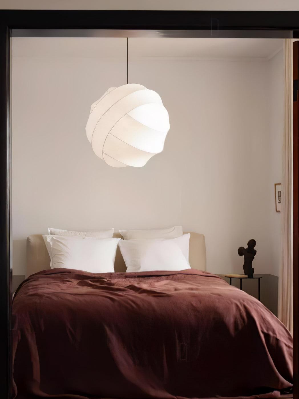Wabi-Sabi Style Fiber Cocoon Pendant Lamp M505