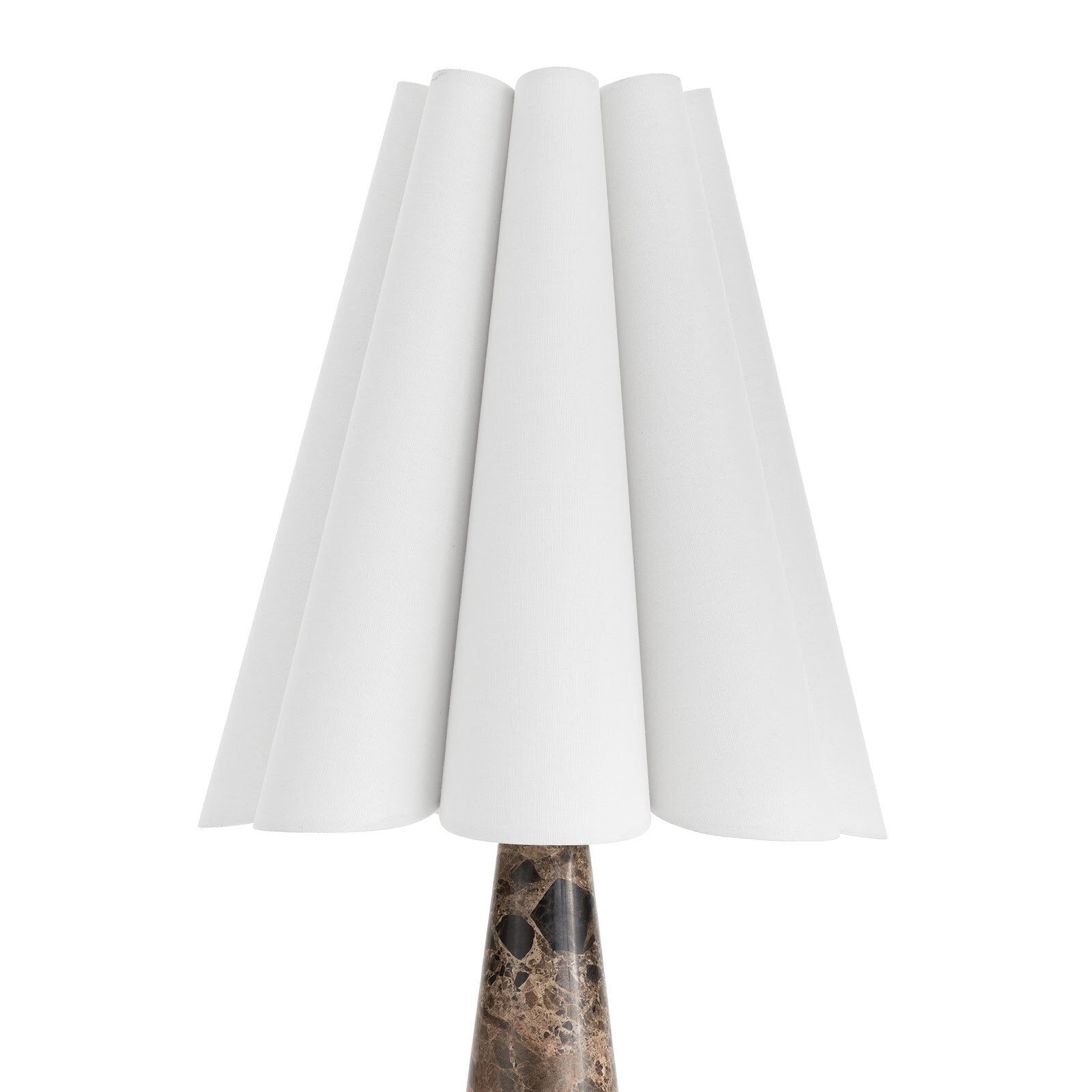 Shadon Marble Pleated Table Lamp D680