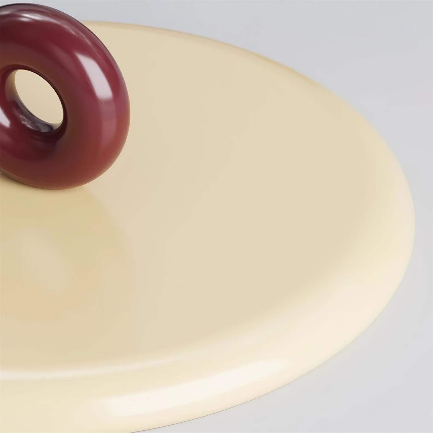 Cream Style Vertical Flying Saucer Pendant Lamp M269