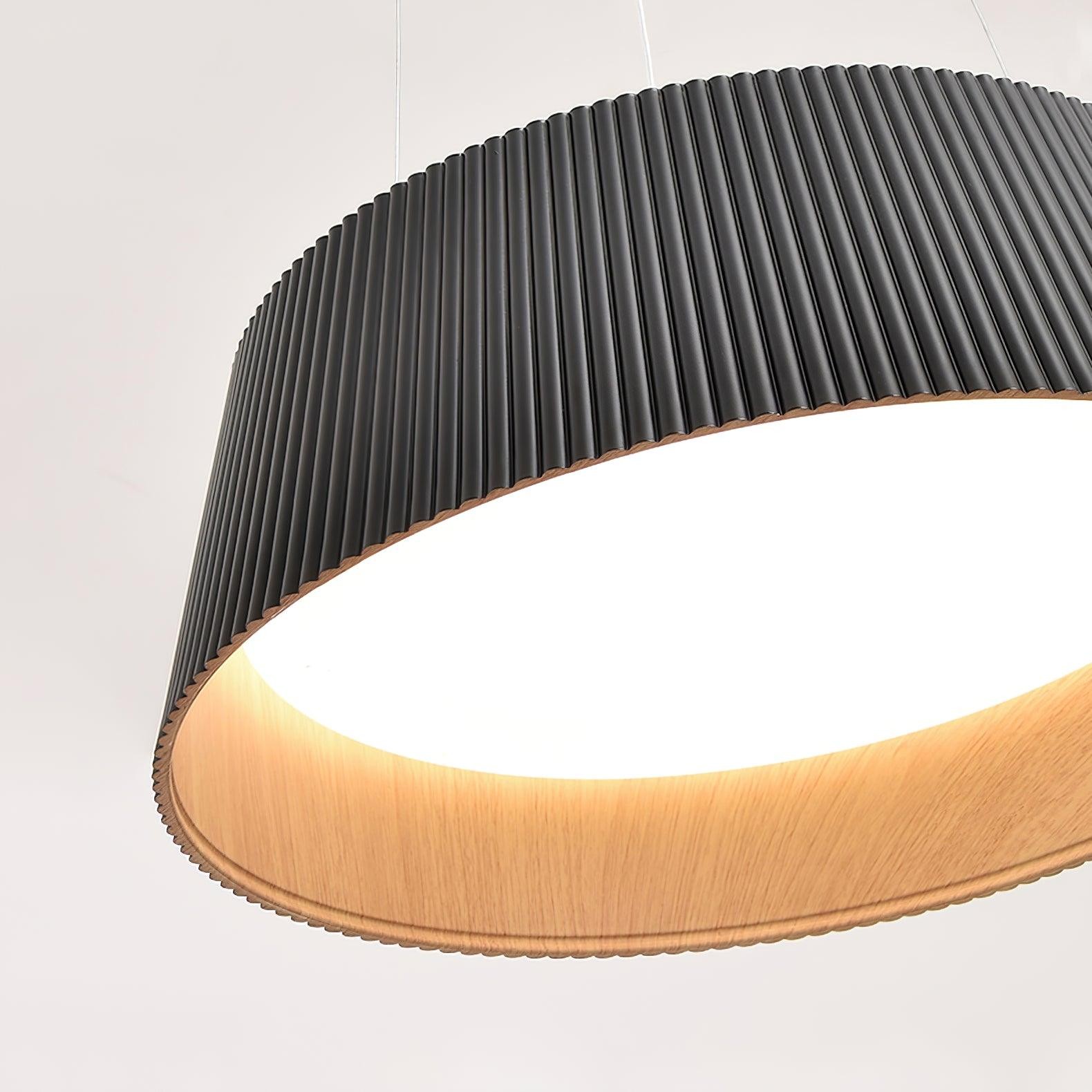 Minimalist Corrugated Lampshade Bedroom Pendant Lamp M389