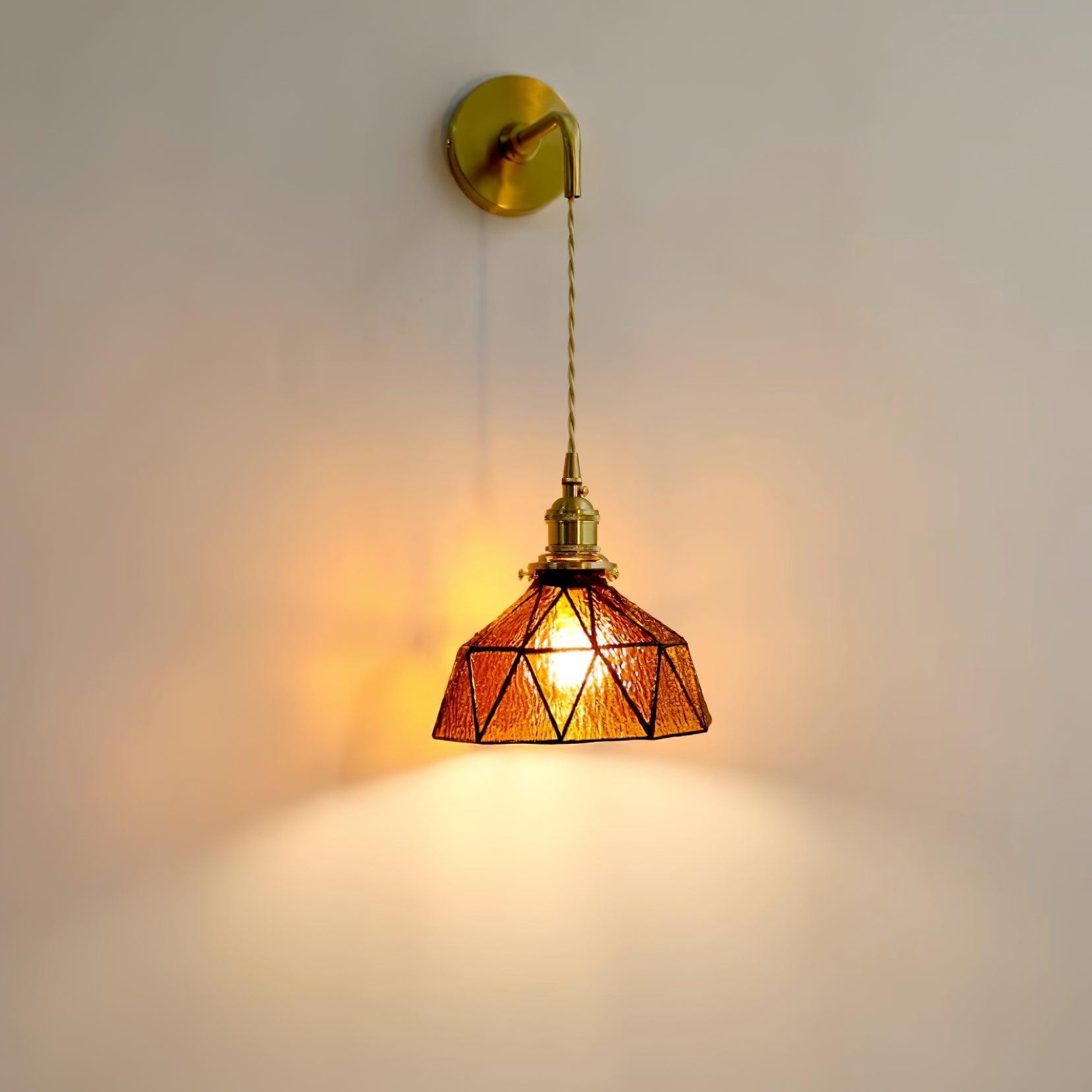 Retro Pastoral Glass Wall Lamp M211