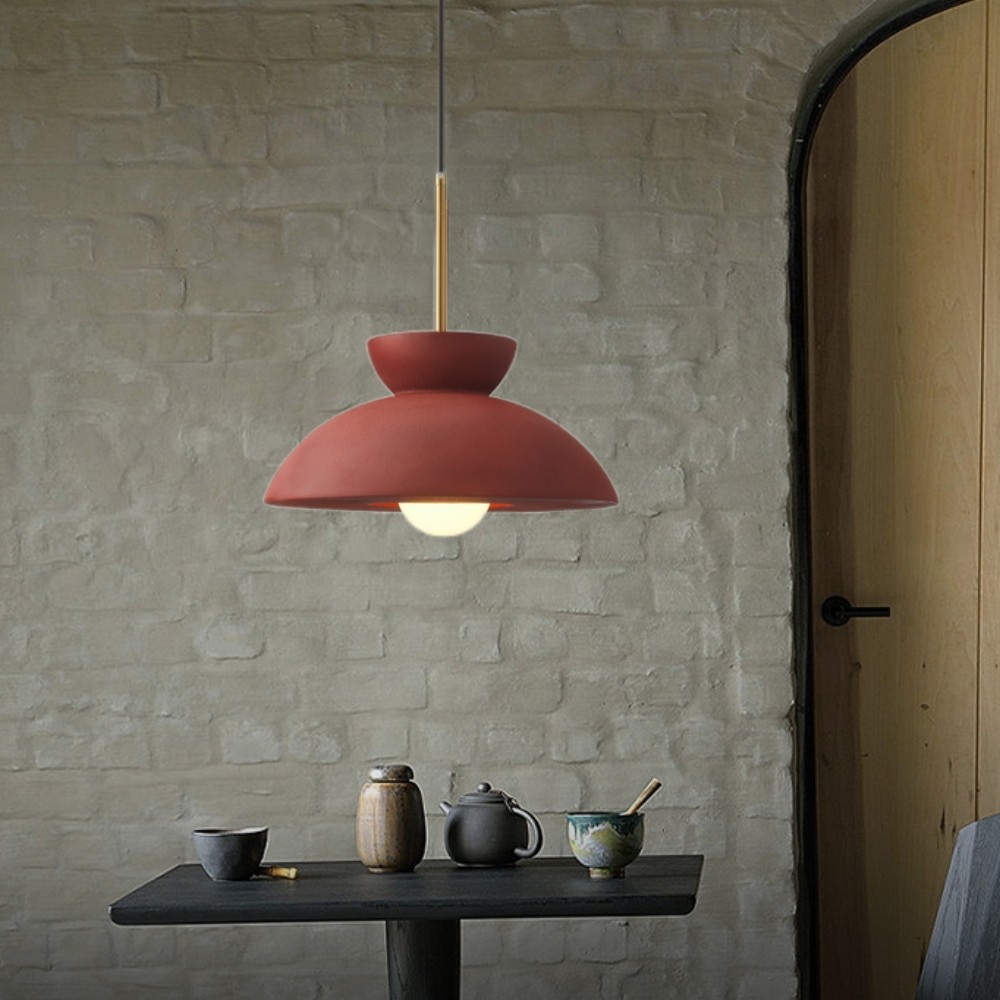 Wabi-Sabi Style Resin Pendant Light S120