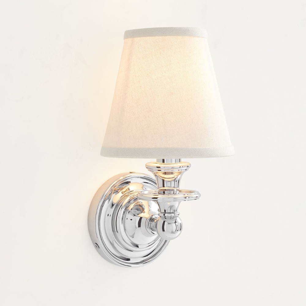 Kalvora Fabric Shade Wall Sconce - Stylish Accent Lighting for Bedroom & Hallway T090