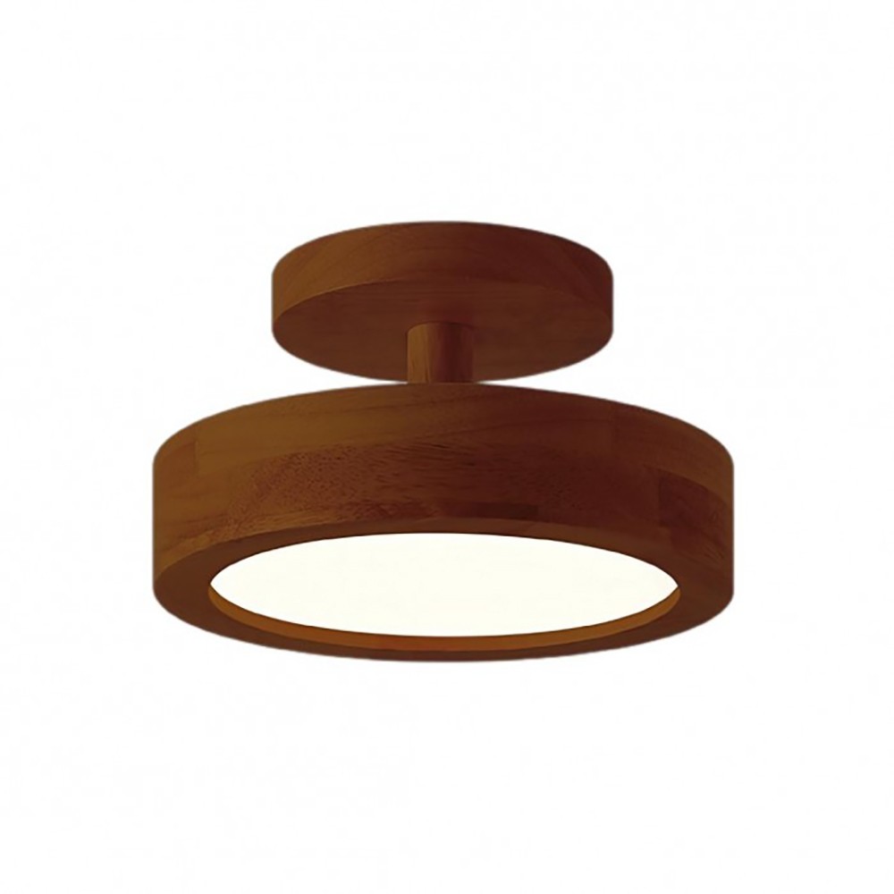 Nordic Macaroon Wooden Round Ceiling Lamp S82