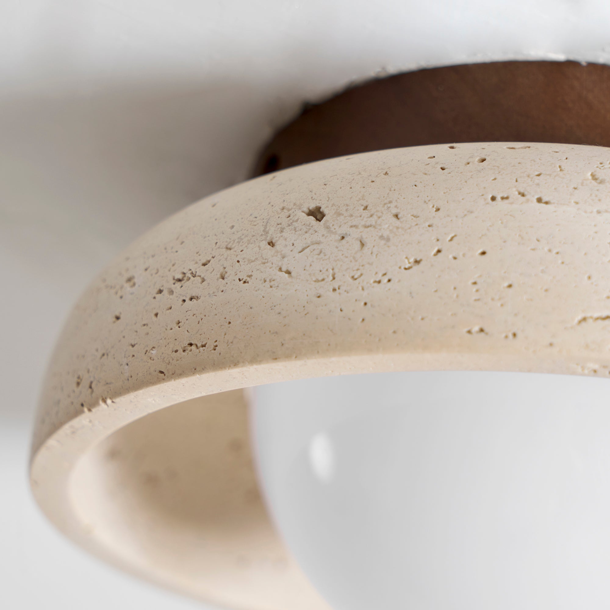 Piedra Travertine Ceiling Lamp D682