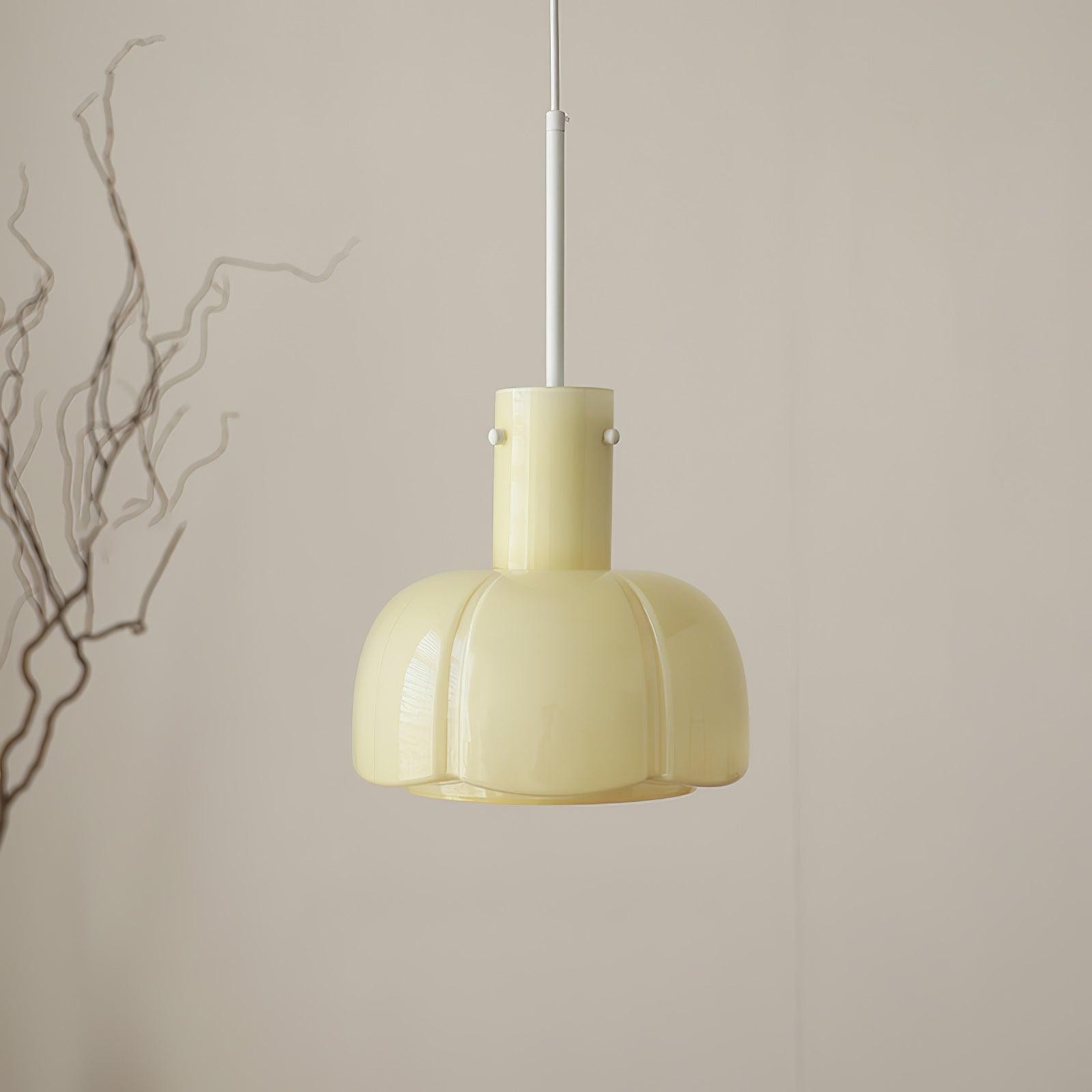 Medieval Style Glass Bud Pendant Lamp M457