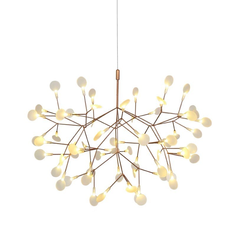 Scandinavian Branching LED Chandelier for Living Room