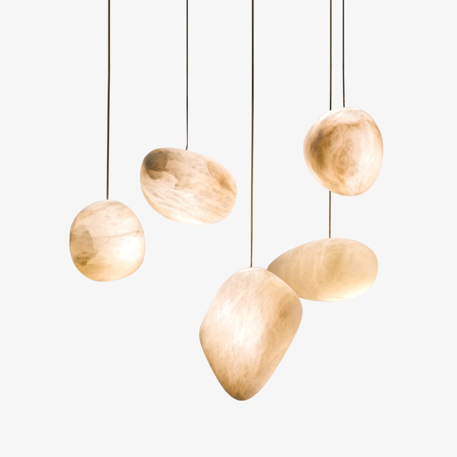 Pebbles Alabaster Pendant Lamp M439