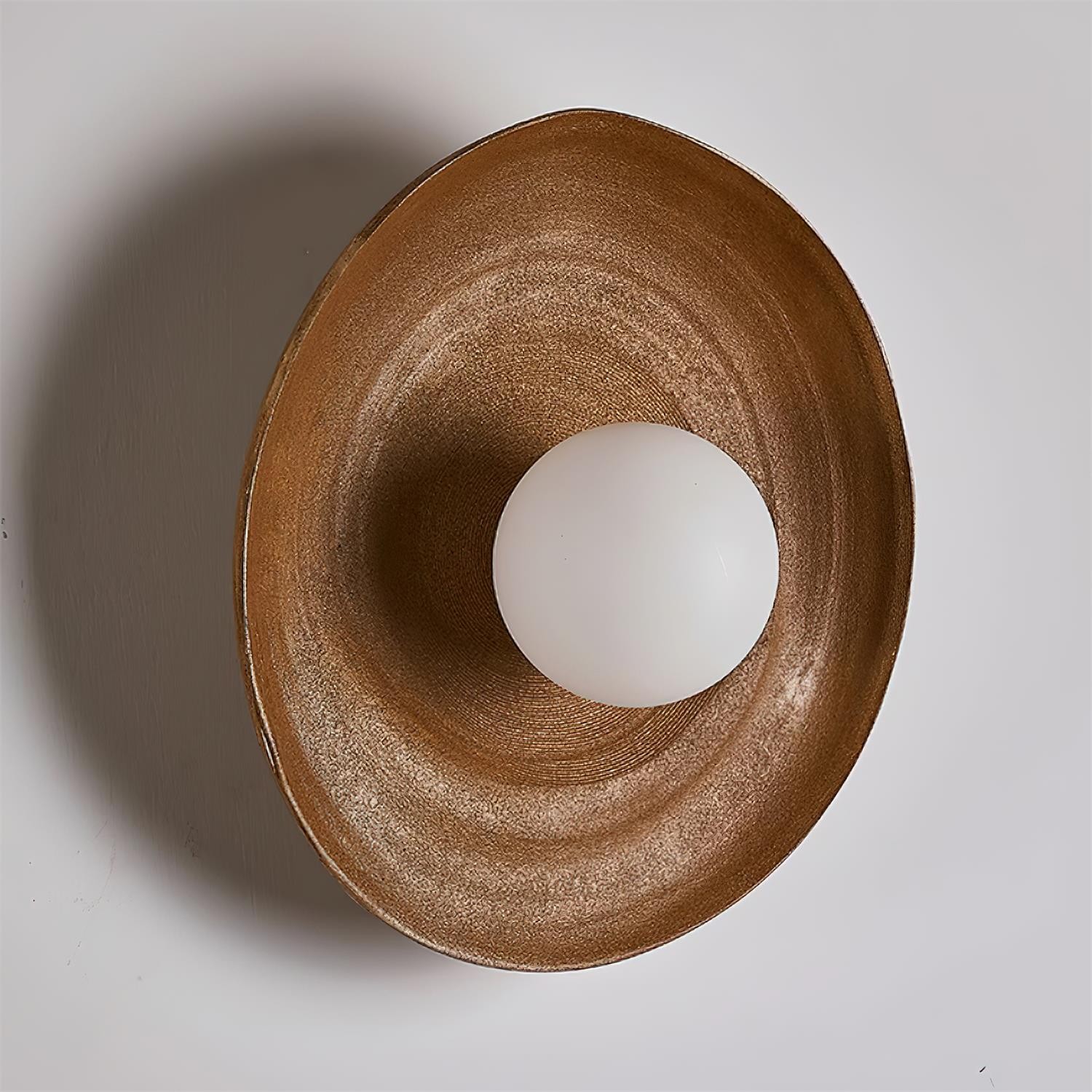 Retro Irregular Round Wall Lamp M205