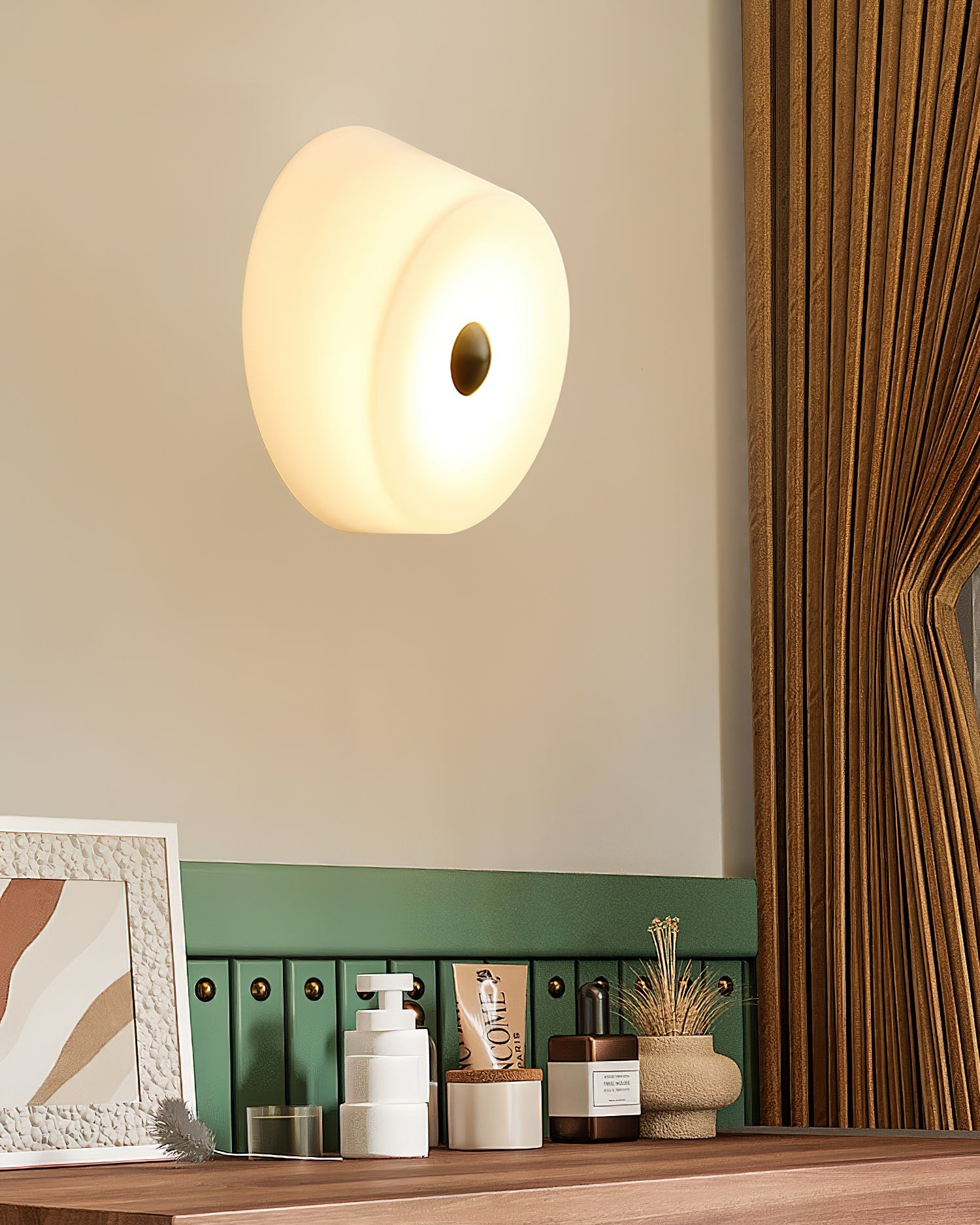 Vintage Cream Style Glass Aisle Wall Lamp M404