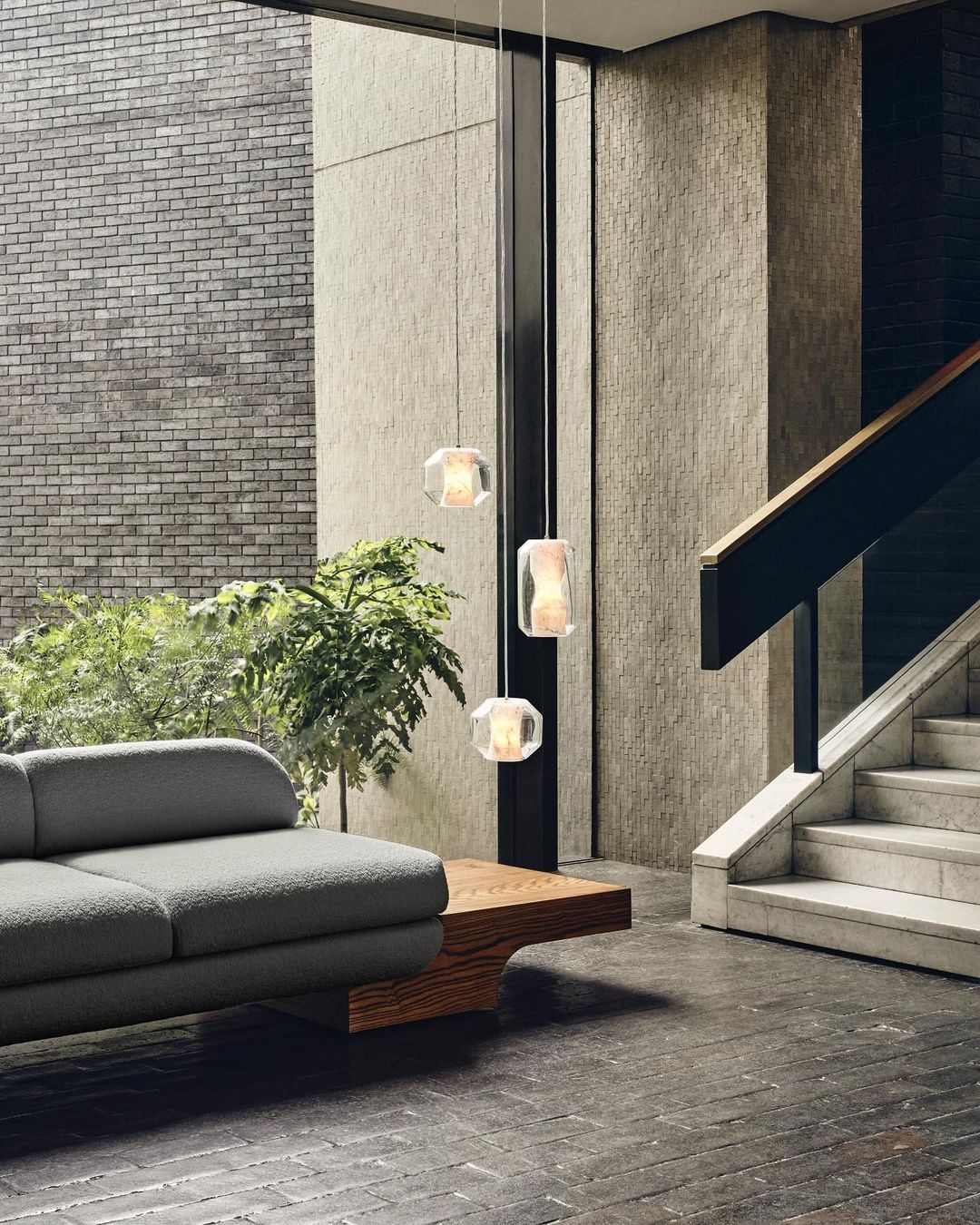 Glass Alabaster Pendant Lamp D444