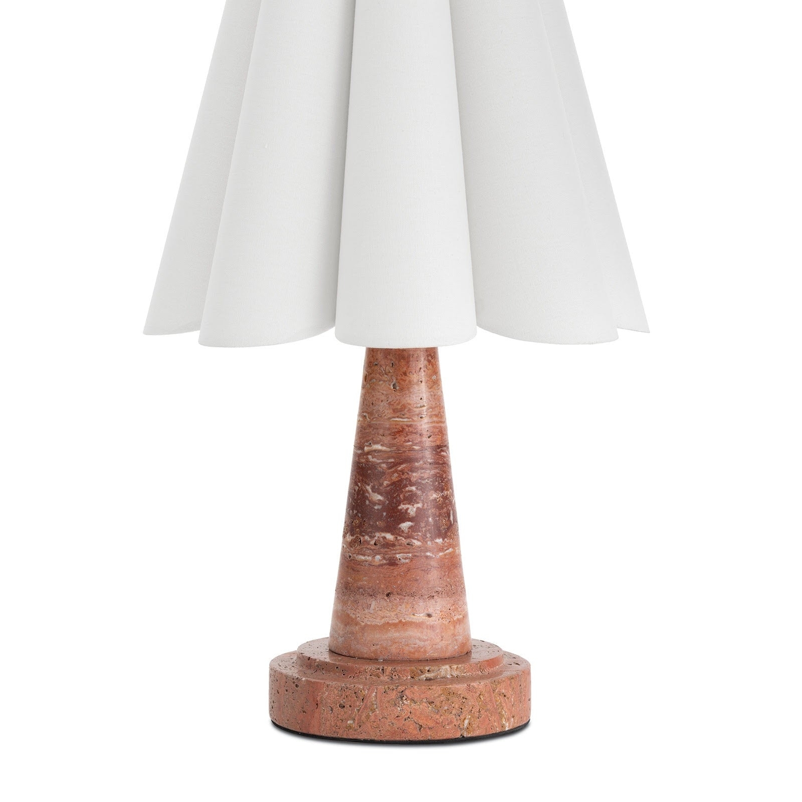 Shadon Marble Pleated Table Lamp D680