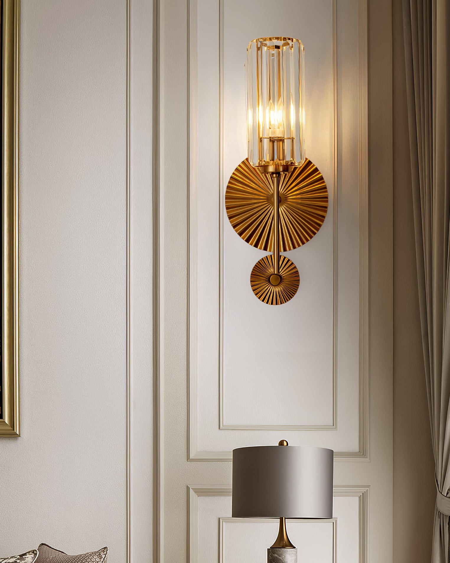 Nordic Light Luxury Crystal Wall Lamp M168