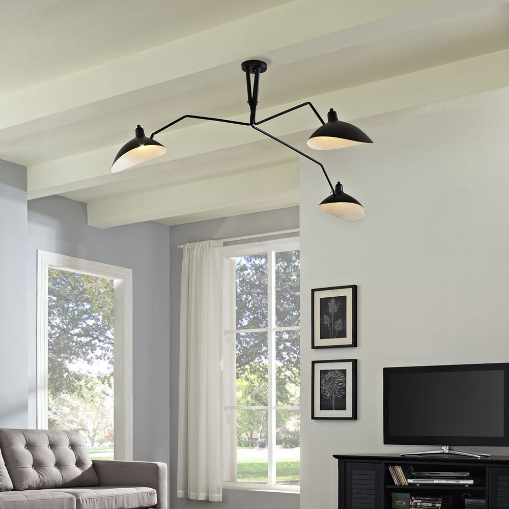 Industrial Adjustable Multi Arm Ceiling Light S17