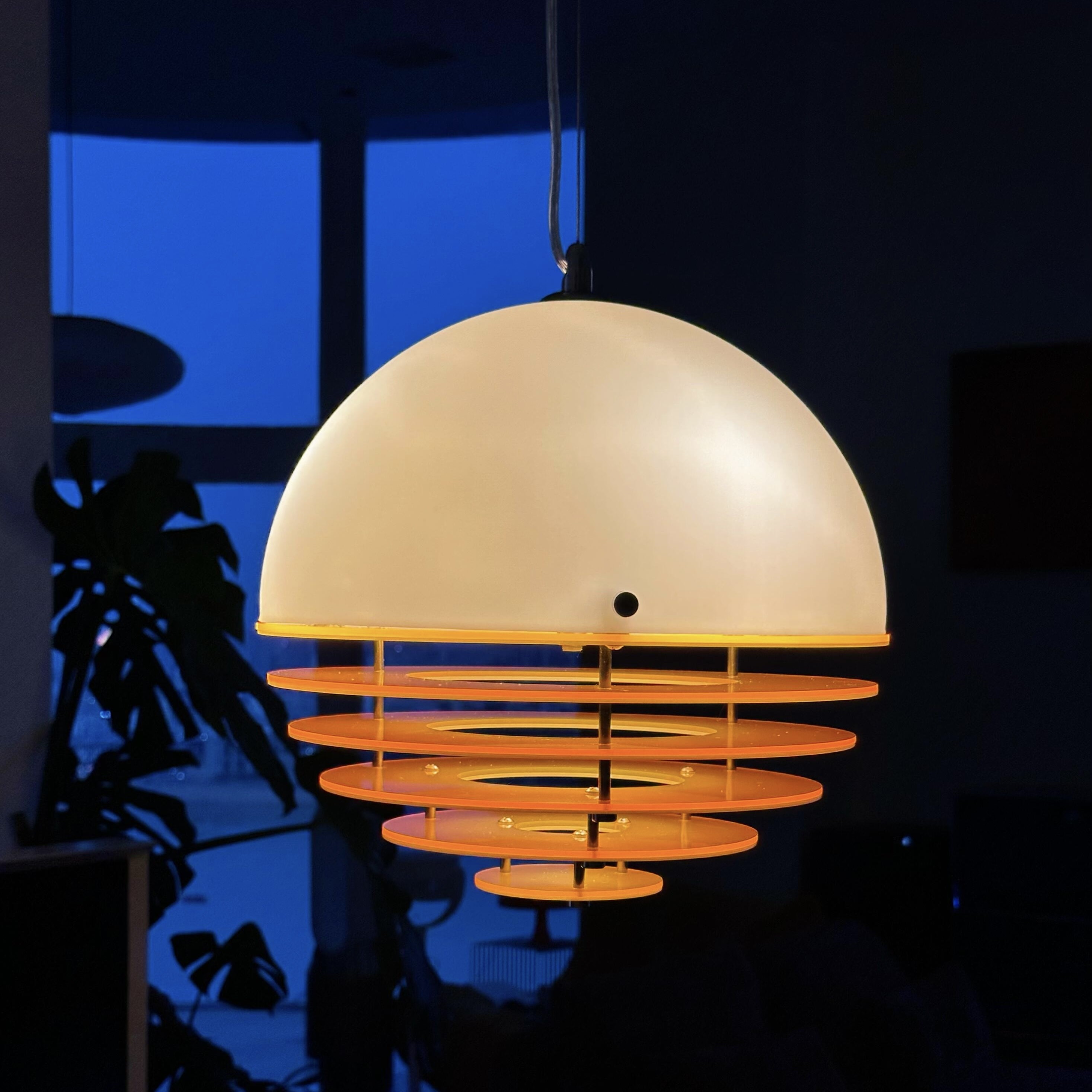 Bauhaus Sunset Ambient Pendant Lamp - Glass Acrylic Pendant Lamp S192
