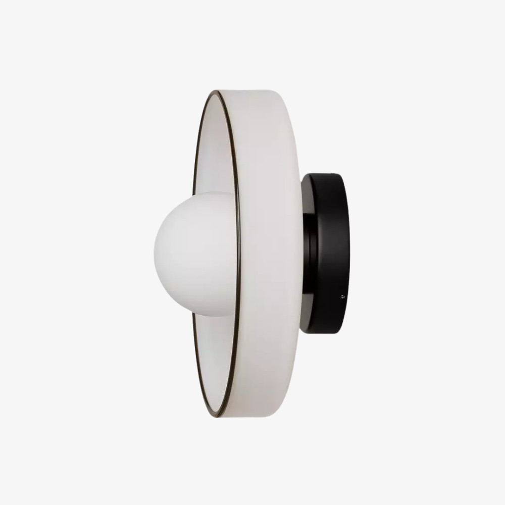 Kalo Wall Ceiling Light - Blown Glass Disc Orb Flush Mount Sconce T662