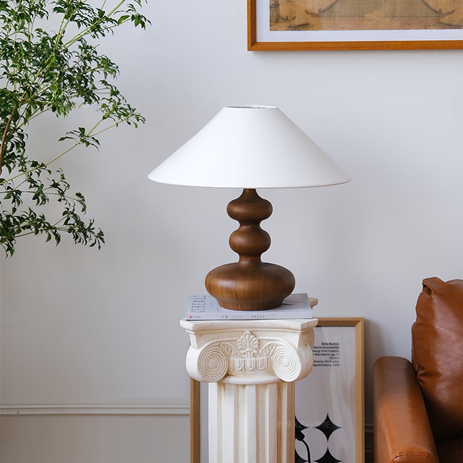 Nordic Retro Solid Wood Table Lamp M161