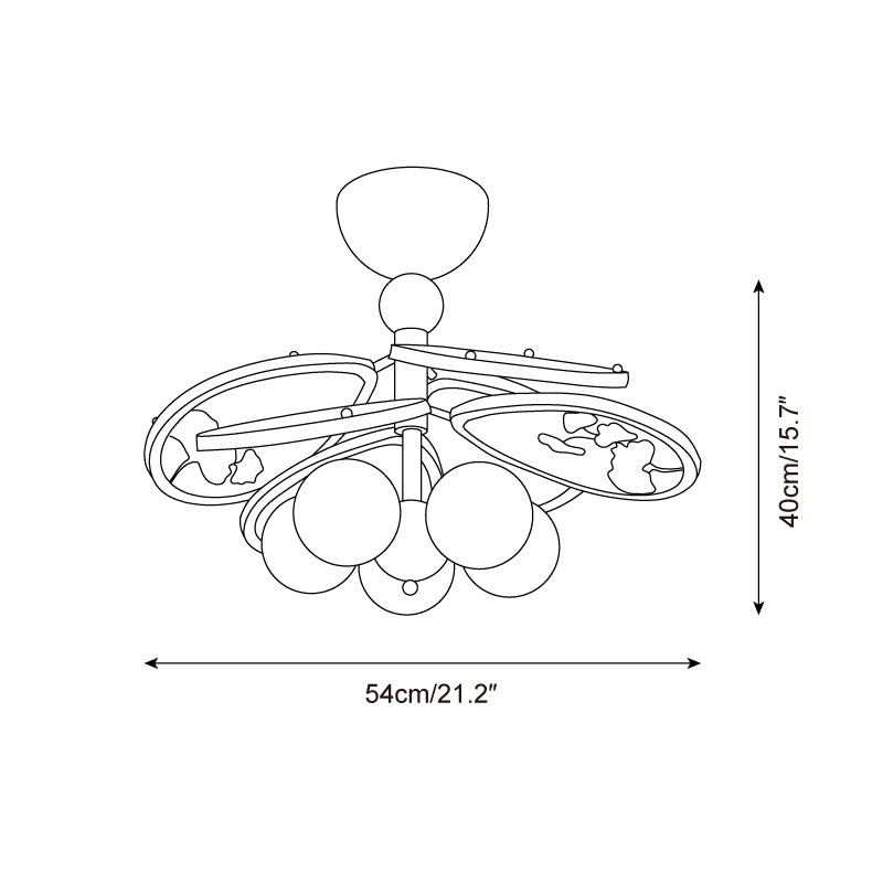 Leafora Ceiling Lamp D162