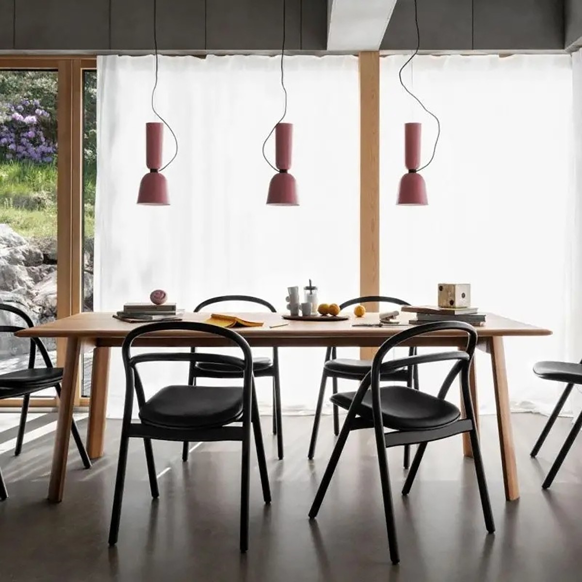 Sleek Alphabeta Pendant lamp in Vibrant Colors for Living Room S45