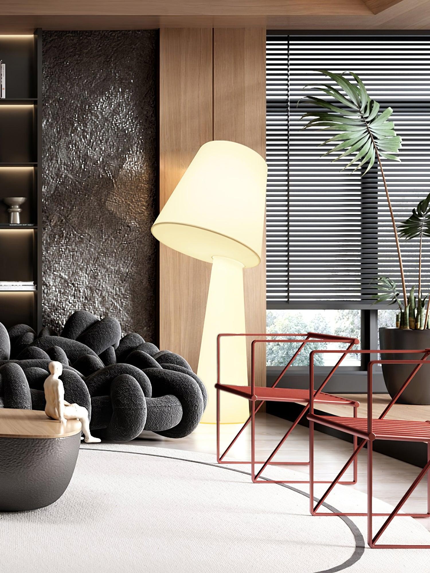 Column Fabric Floor Lamp Suitable For Living Room M76