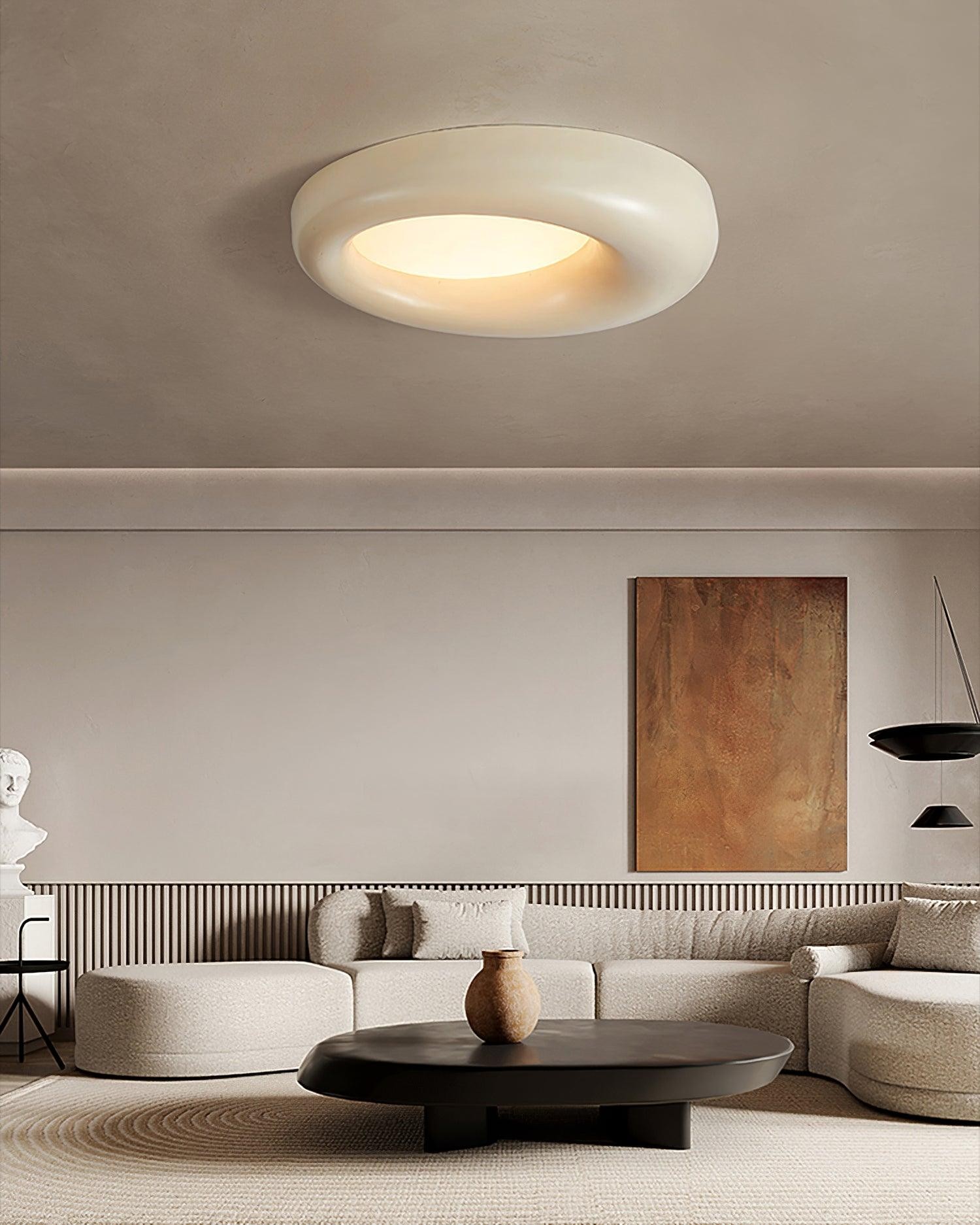 Center Offset Concentric Circle Acrylic Ceiling Lamp M413