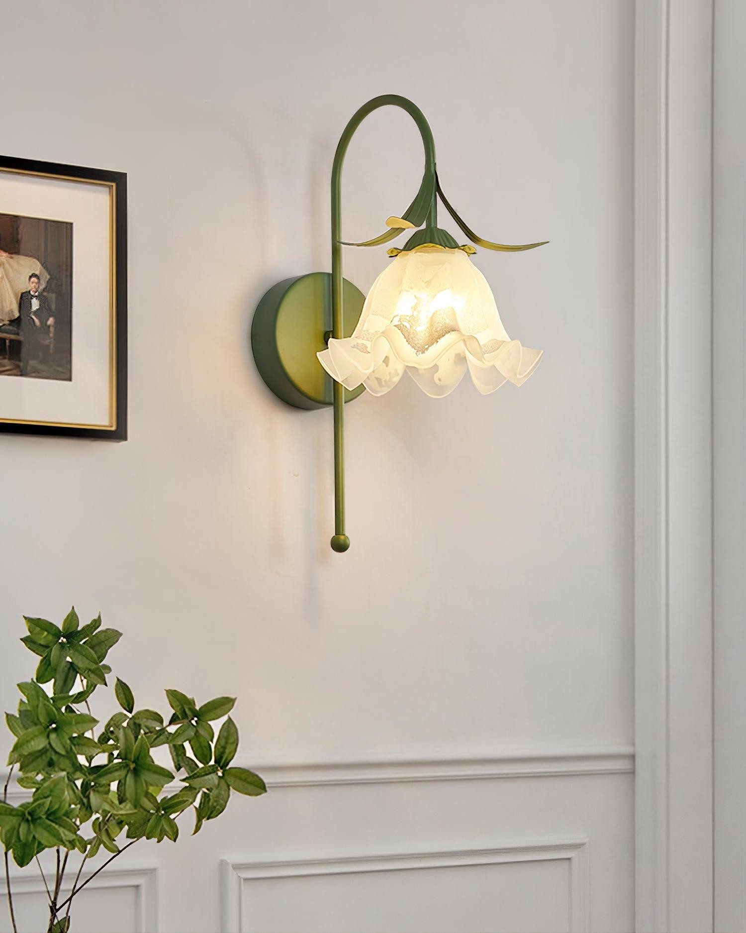 French Cream Style Flower Wall Lamp M146