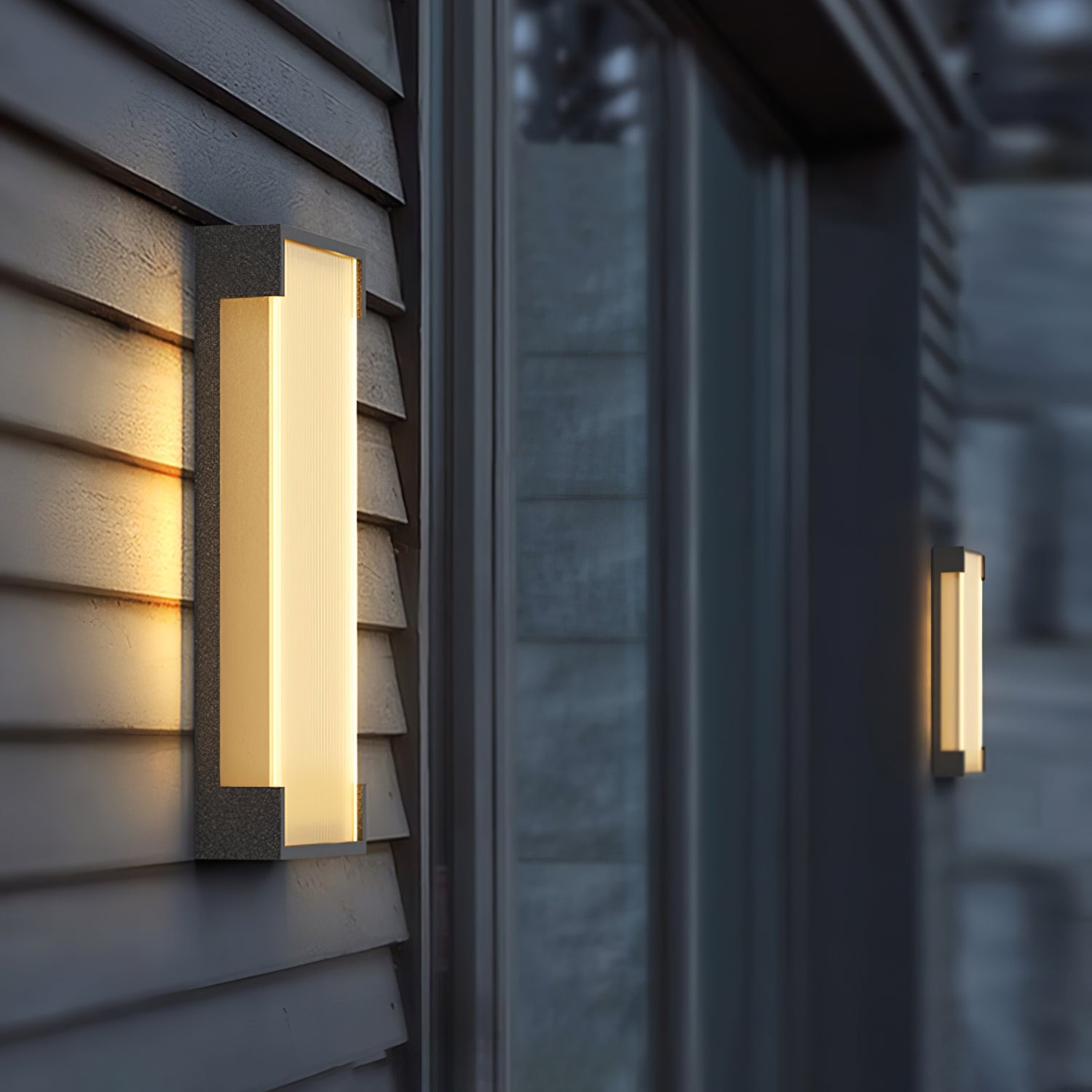 Rectangular Outdoor Wall Light M434